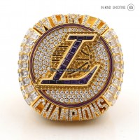 2020 Los Angeles Lakers Championship Ring/Pendant(Removable top/C.Z. Logo)